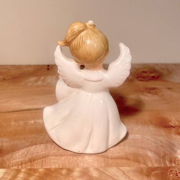 Vintage Ceramic Lefton Original February Birthday Angel - Picture 5 of 6